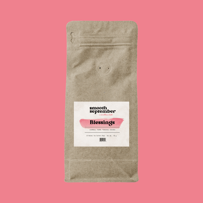 A serene cup of Blessings Herbal Tea by Our Tea Collection, showcasing the vibrant herbal blend of thyme, hibiscus, rooibos, and rosemary. This caffeine-free tea is perfect for health enthusiasts looking for organic healthy drinks that offer immune and antioxidant support, making it a delightful choice among health teas and herbal tea infusions.