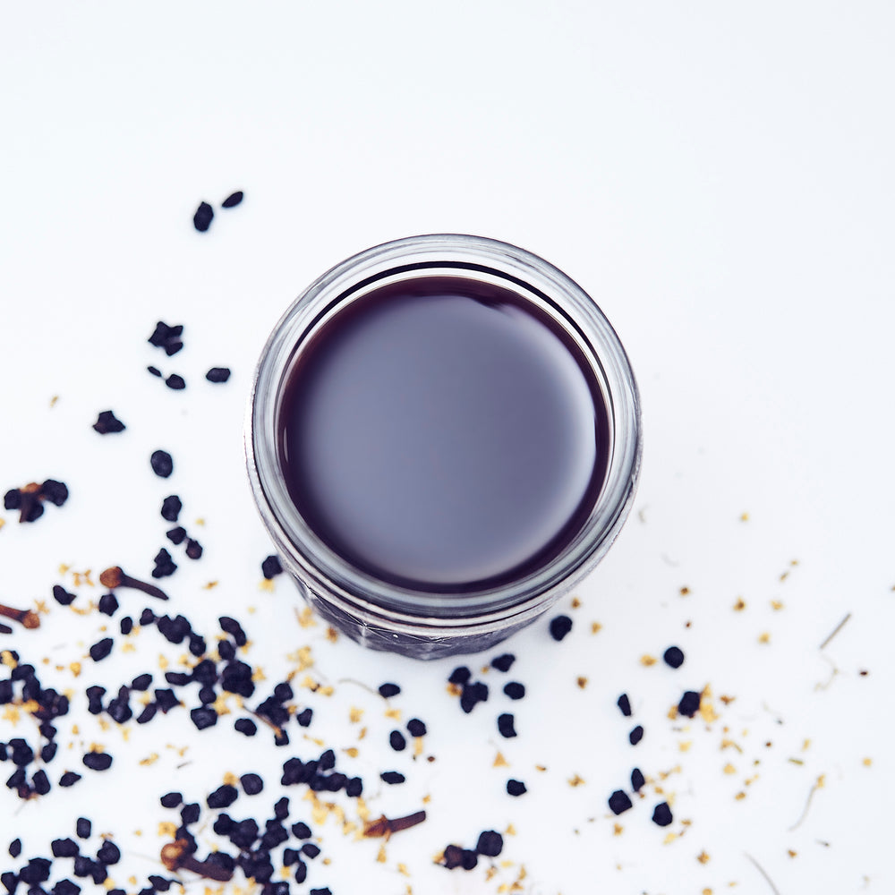 Elderberry SyrupElderberry Syrup is a great way to fight colds, fevers, and the flu! It has anti-cancer properties and can help treat stomach ulcers. It also boosts blood circulatioSmooth September, LLCElderberry SyrupElderberry Syrup