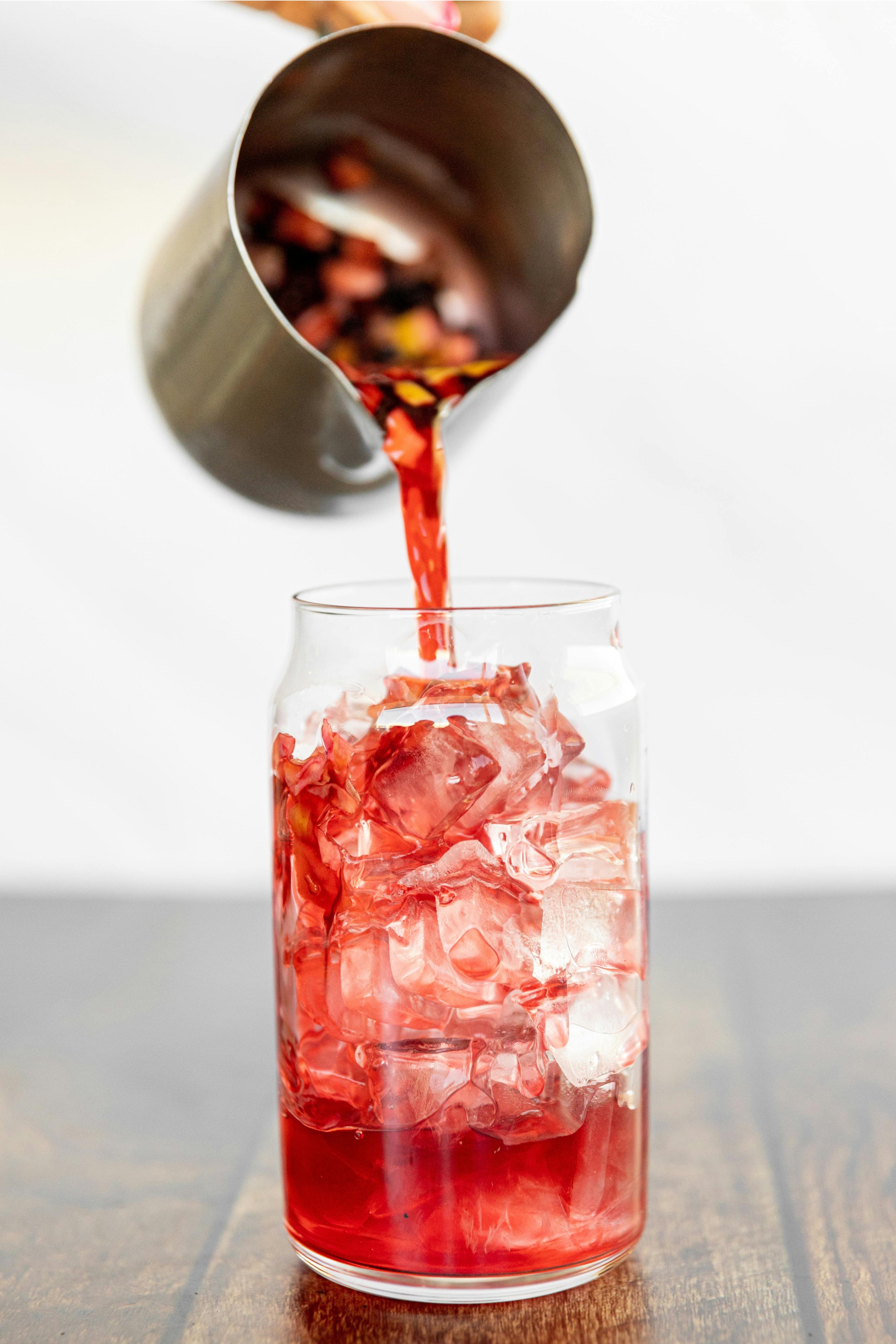 "Refreshing Smooth September Cold Press Juice Amani enjoyed on a bright day"