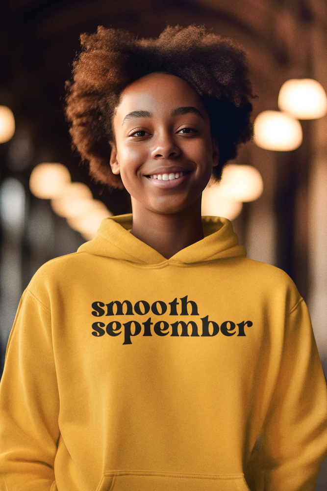 
                  
                    Smooth September HoodySmooth September Hoodies, the perfect blend of style and comfort that will effortlessly elevate your wardrobe. The super-soft fabric ensures maximum coziness, while Smooth September, LLCMerchandiseBranded Apparel
                  
                